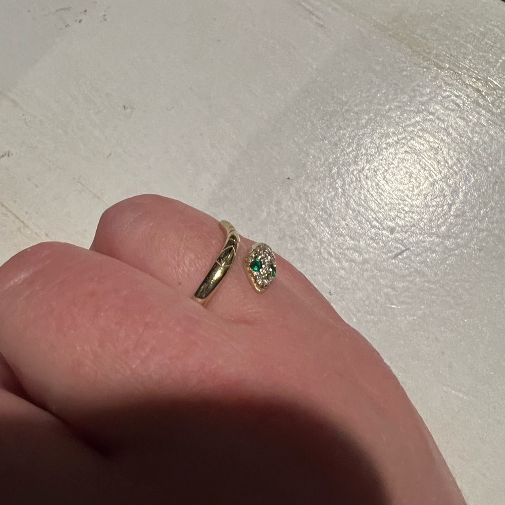 Gold Filled Adjustable Snake Wrap Ring 💍 - Picture 4 of 6